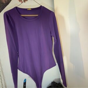 Purple Long Sleeve Women's Top